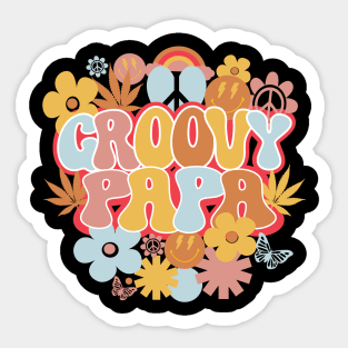 Groovy Papa Sticker